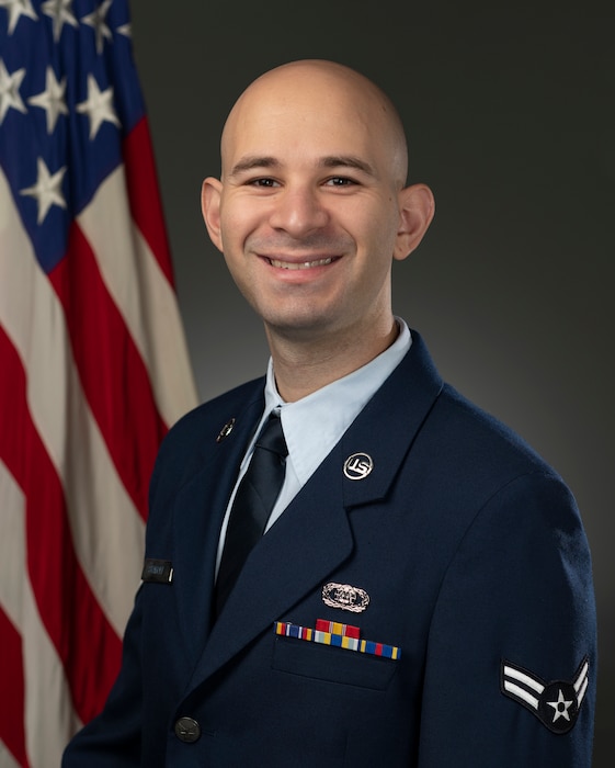 Official portrait of A1C Sharoff