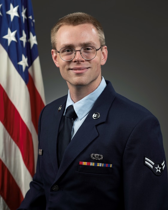 Official portrait of A1C Van Winkle