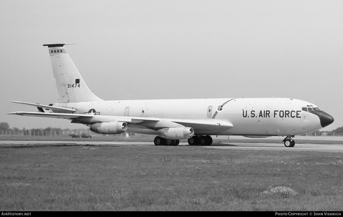 A KC-135 Stratotanker aircraft, taxis at Beale Air Force Base, California, pre-June 17, 1970. The same aircraft now flies as part of the 171st Air Refueling Squadron Fleet at Selfridge Air National Guard Base, Michigan. (Photo Courtesy 9th Mission Support Group)
