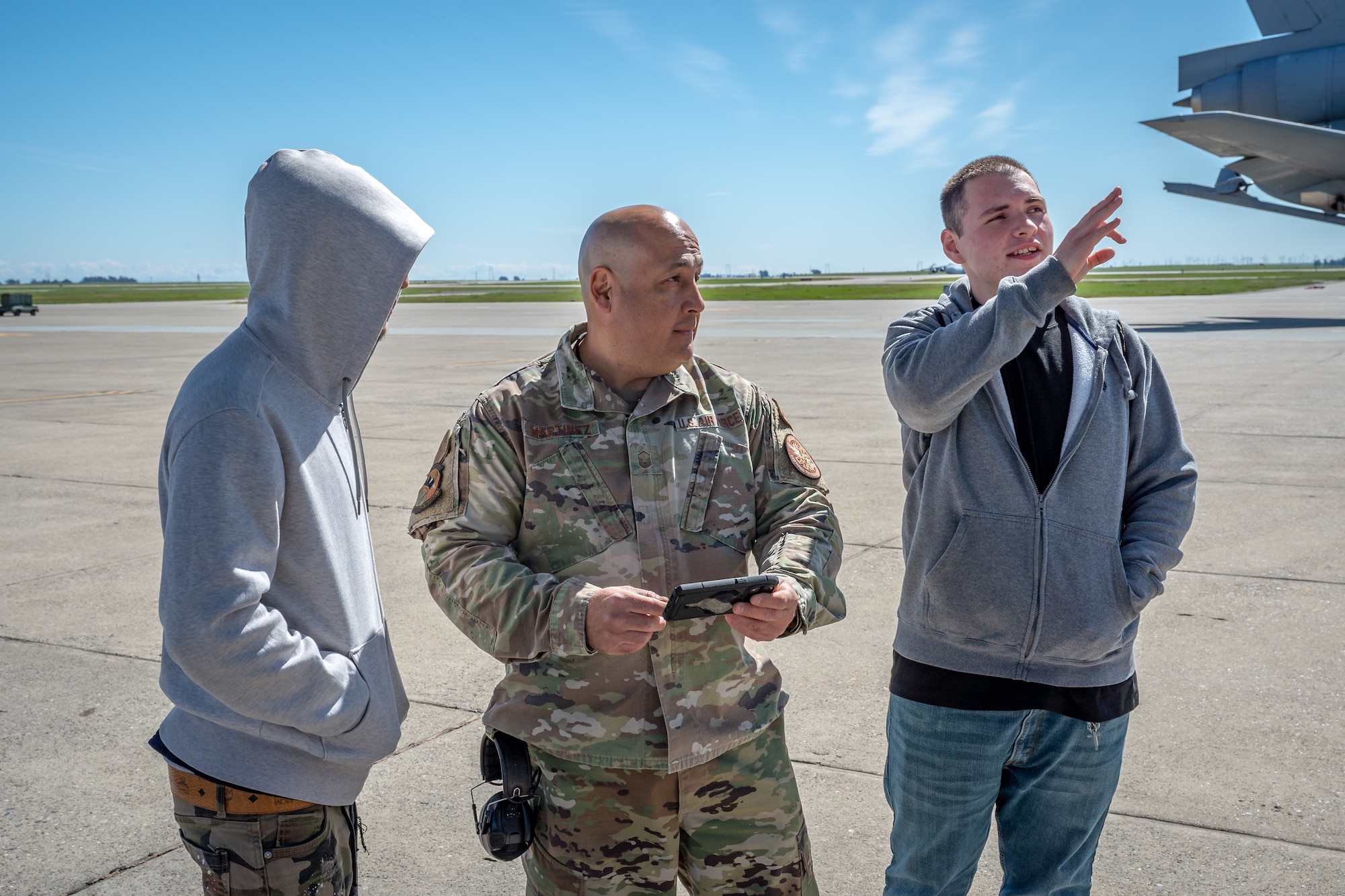 The 349th Air Mobility Wing Development and Training Flight hosted students from the local school district for a tour of Travis AFB.