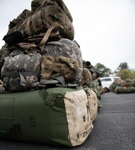 More than 160 Guardsmen from the 39th Infantry Brigade Combat Team headquarters departed Camp Joseph T. Robinson in North Little Rock, Arkansas, April 4, 2023, and will make their way to Grafenwoehr, Germany, for a year-long mission training Ukrainian armed forces.