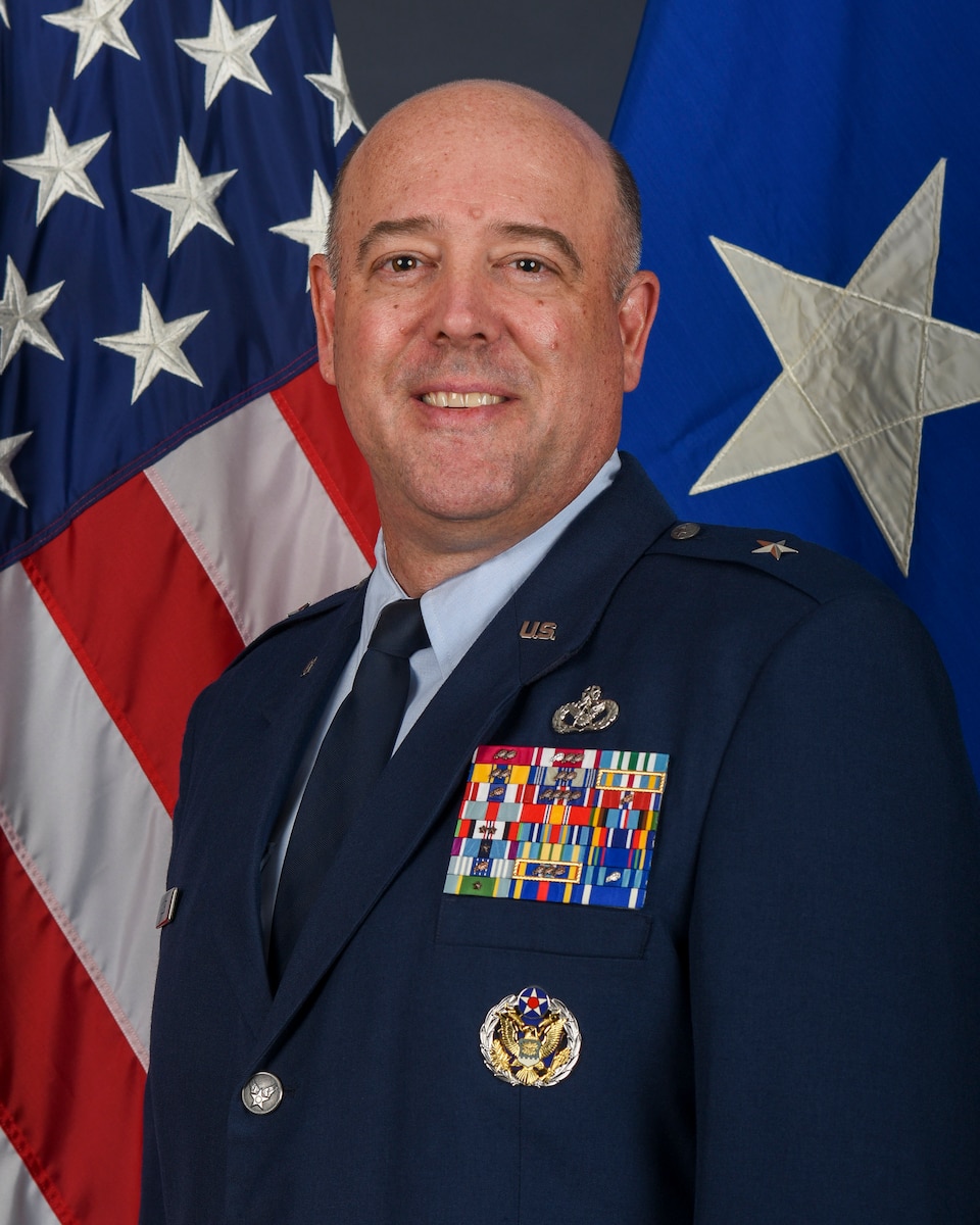 This is the official portrait of Brig. Gen. Patrick G. Miller.