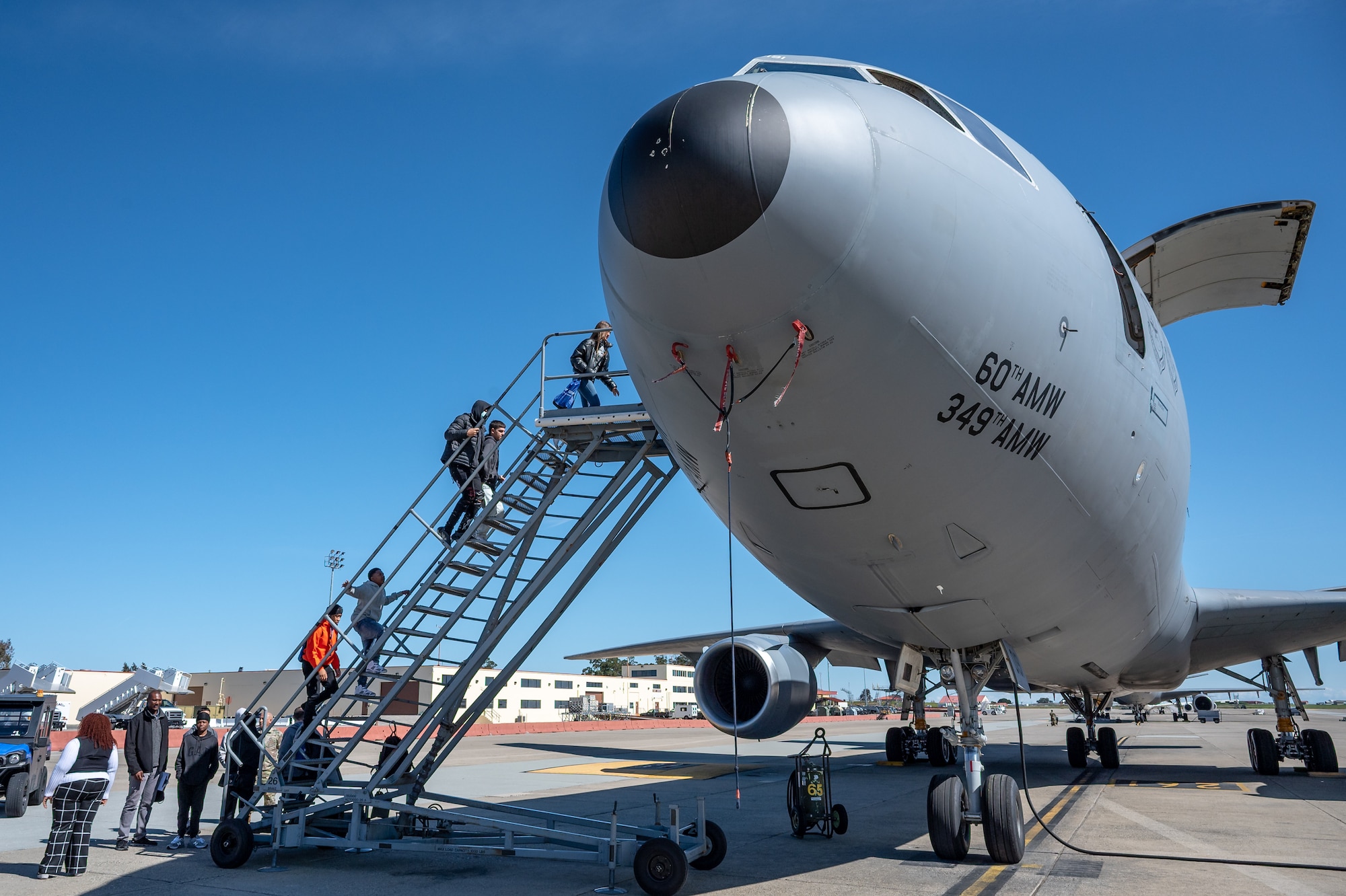 The 349th Air Mobility Wing Development and Training Flight hosted students from the local school district for a tour of Travis AFB.