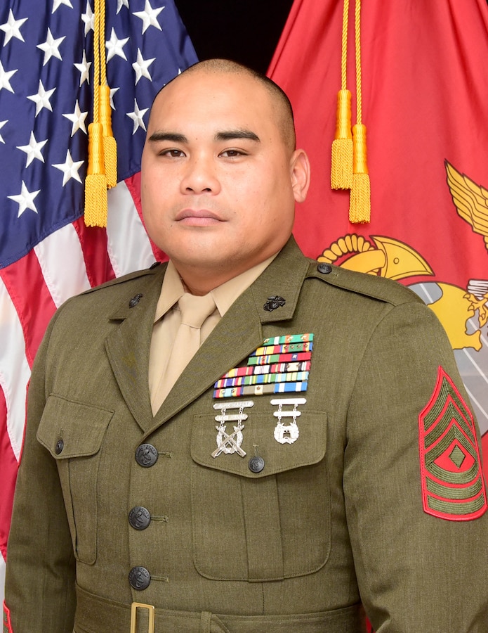 First Sergeant Leopoldo Bernardo, Senior Enlisted Advisor, Marine Aviation Training Support Squadron One, NAS Meridian, Meridian, MS