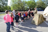 Teaching kids how the Army Reserve treats 'boo-boos and owies'