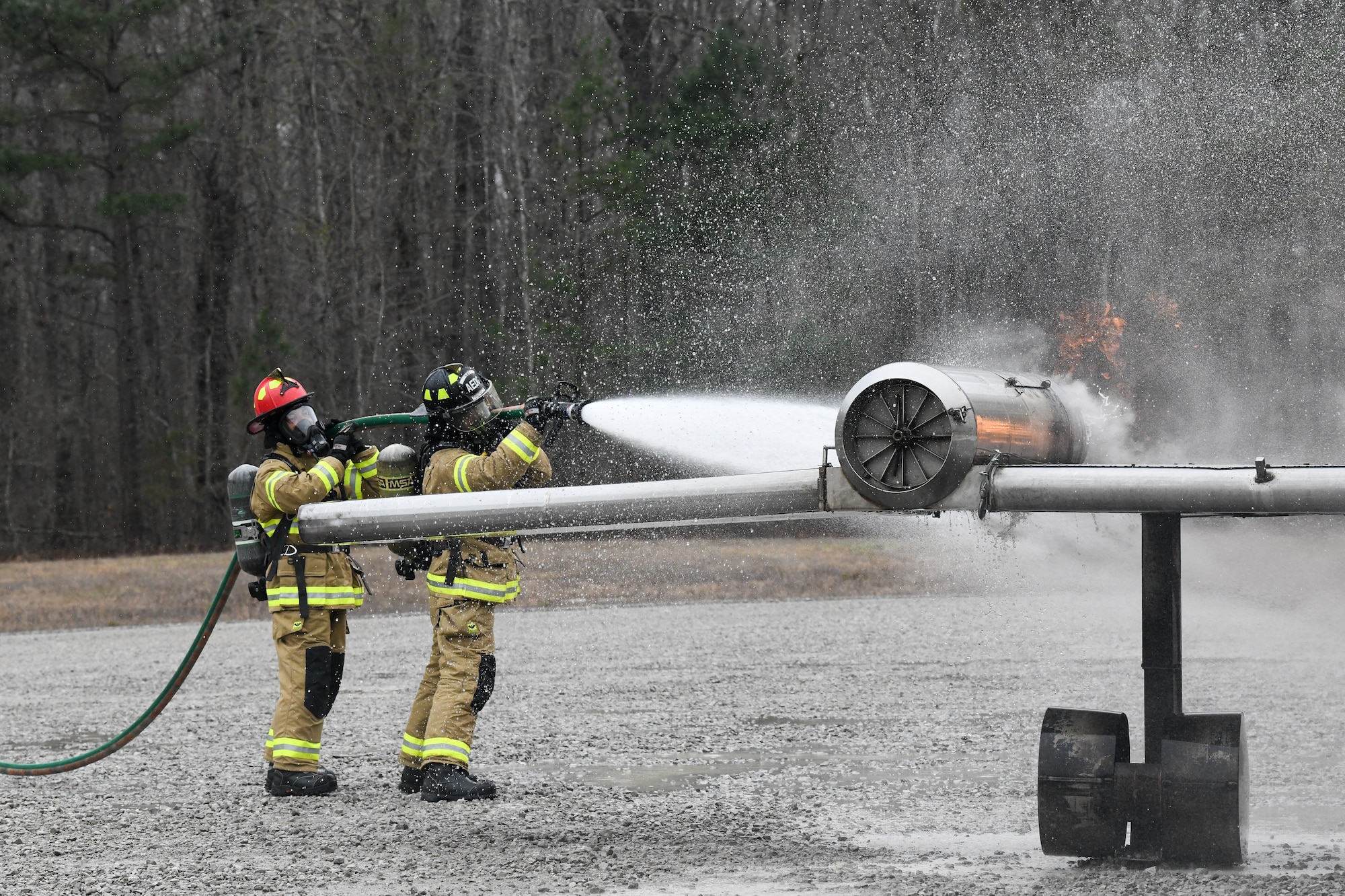 Firefighting training