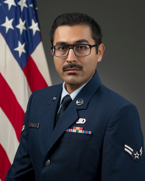 Official portrait for A1C Yanez