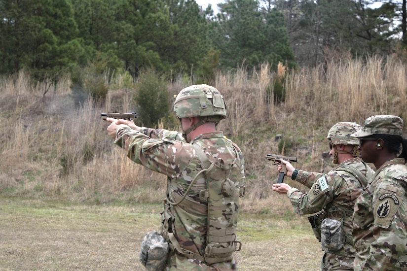 Sgts 1st Class Anthony B. Cotter, and Lee Sweeney compete in the Excellence in Competition portion (EIC)of the Best Warrior Competition.
The 80th Training Command (The Army School System) hosted this year’s consortium of the Best Warrior Competition from March 23 to March 30, 2023.