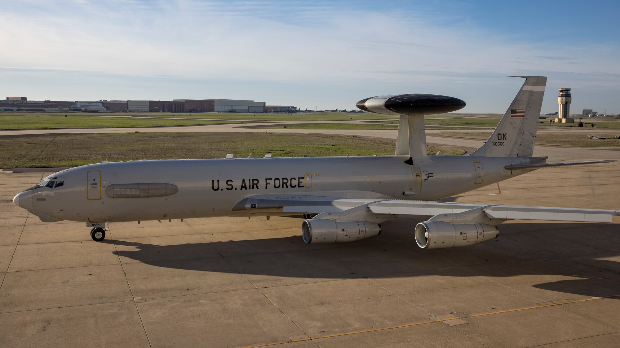 E-3G Sentry aircraft on ramp