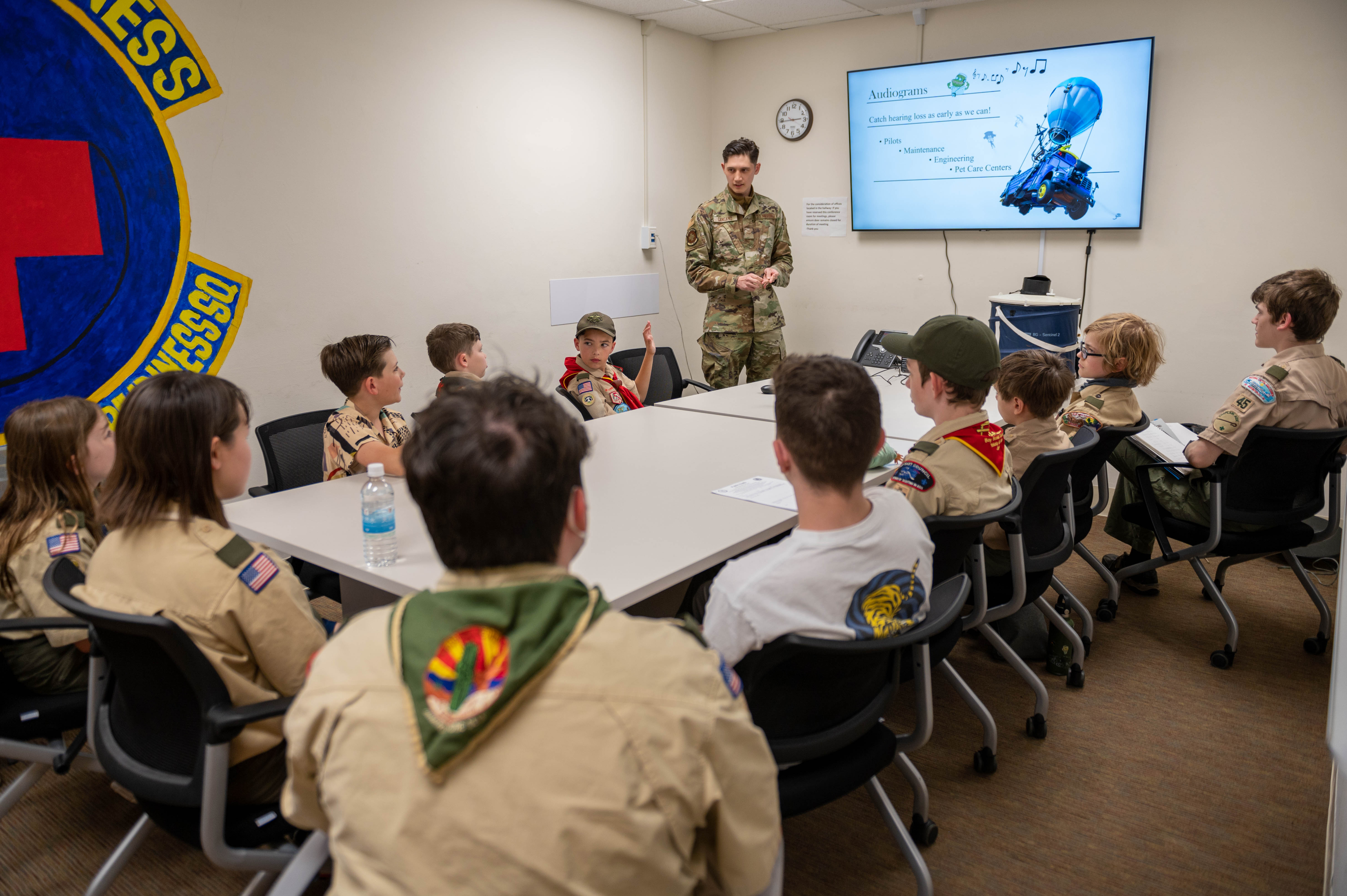 Yokota medical team takes action during National Public Health Week