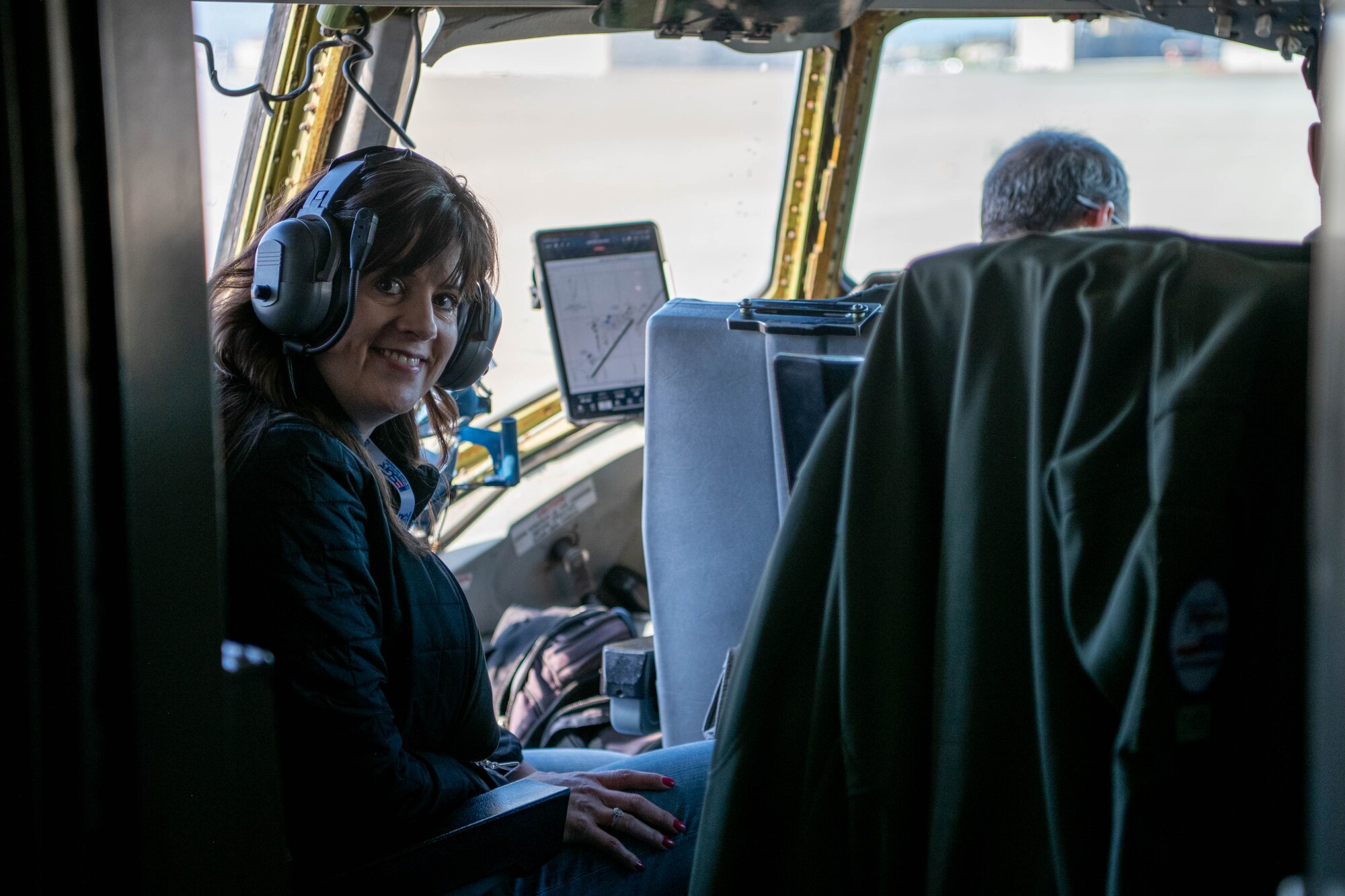 The 349th Air Mobility Wing teamed up with the Employer Support of the Guard and Reserve to sponsor a Boss Lift for Reserve Citizen Airmen’s employers at Travis Air Force Base, April 1, 2023.