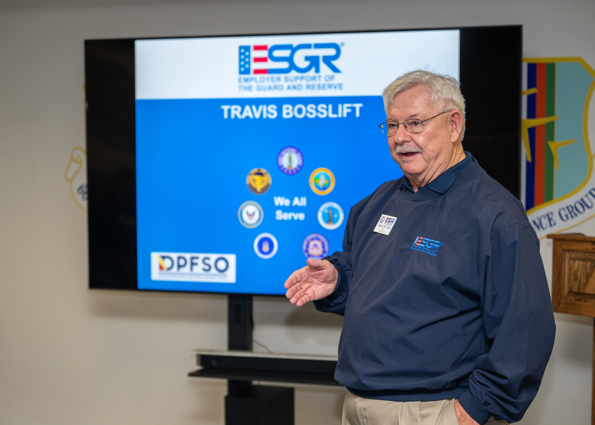 The 349th Air Mobility Wing teamed up with the Employer Support of the Guard and Reserve to sponsor a Boss Lift for Reserve Citizen Airmen’s employers at Travis Air Force Base, April 1, 2023.