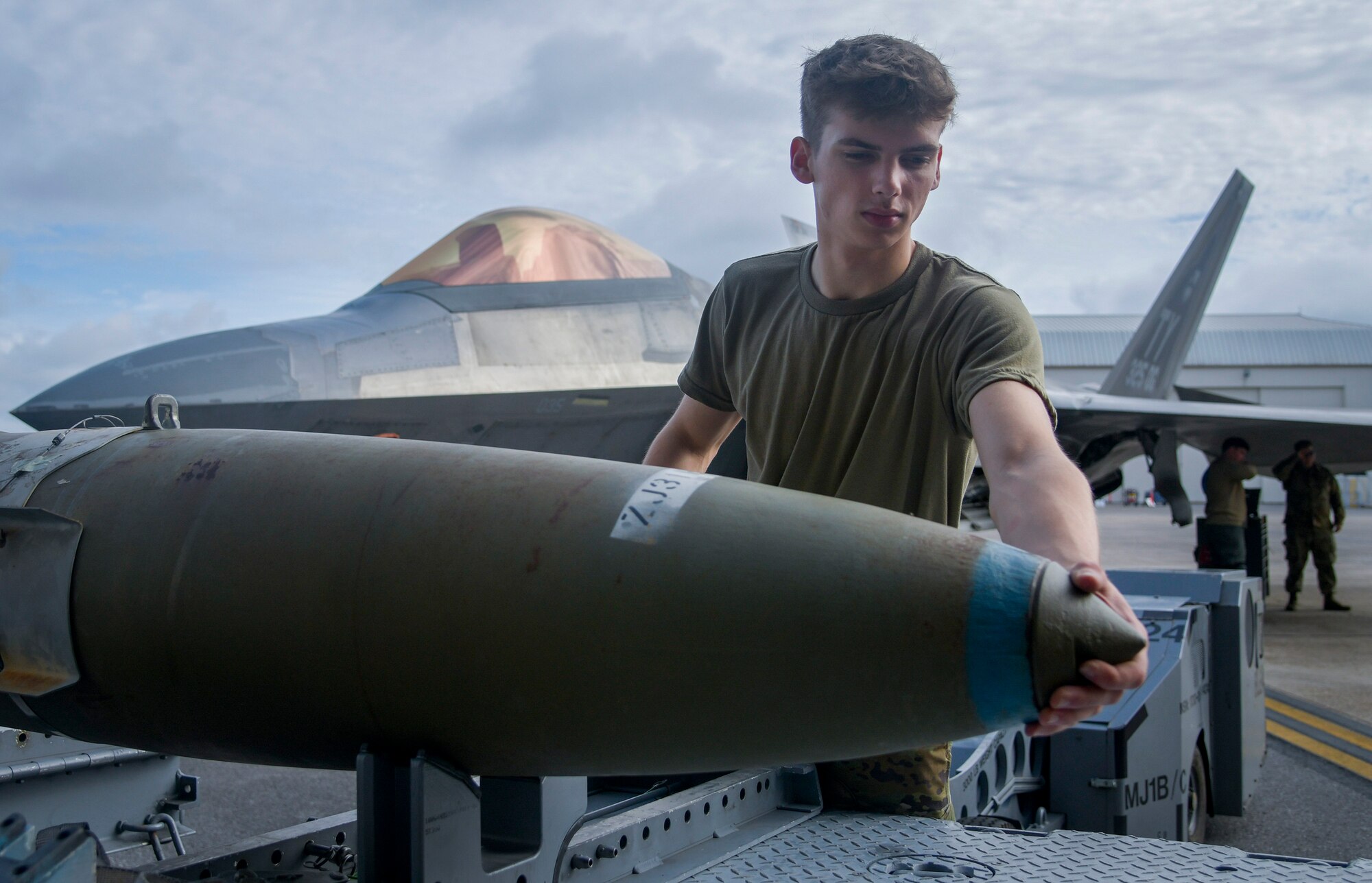 Final Raptor weapons load at Eglin