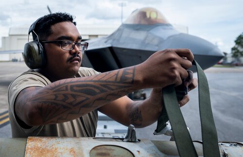 Final Raptor weapons load at Eglin