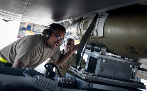 Final Raptor weapons load at Eglin