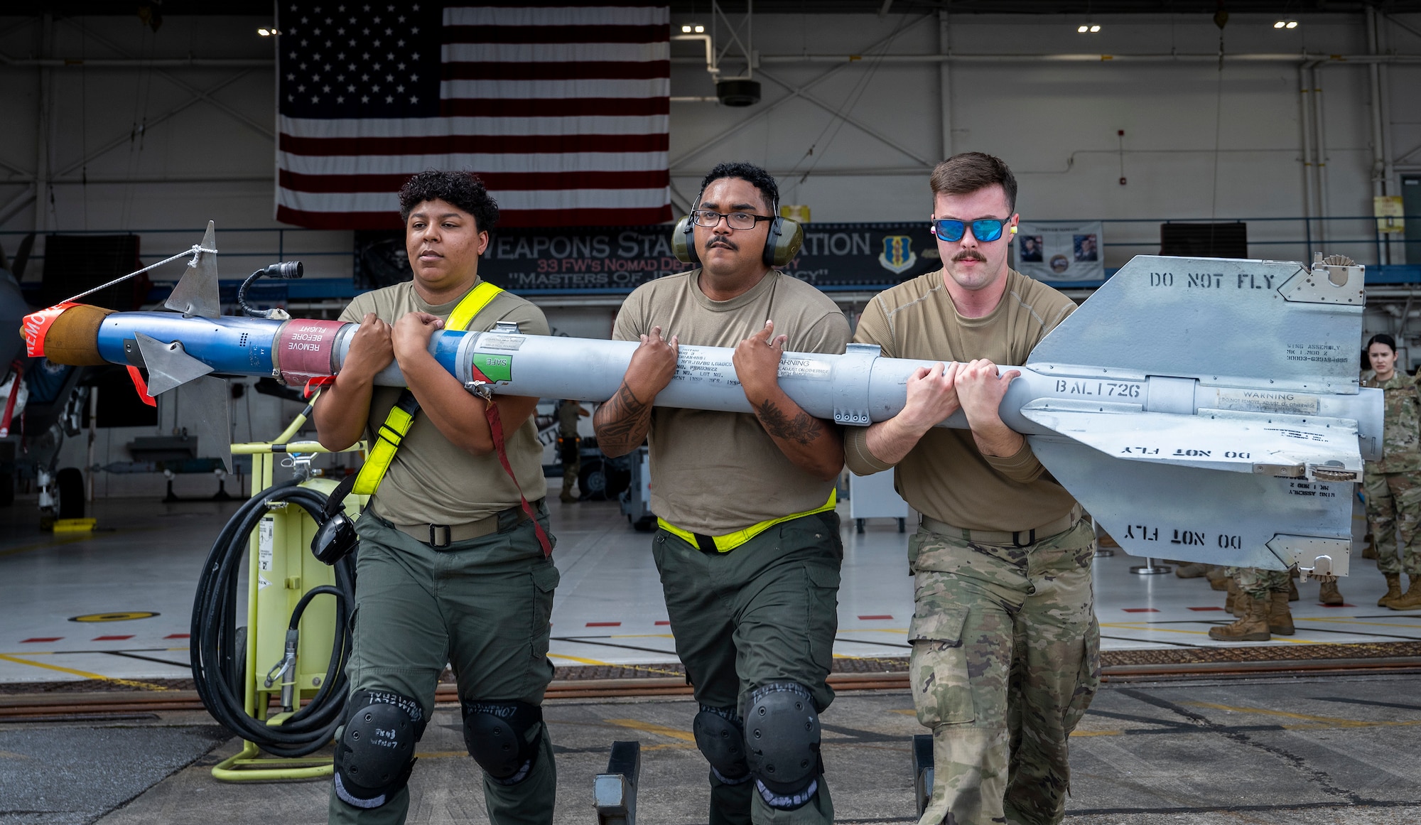 Final Raptor weapons load at Eglin