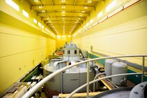 Ice harbor powerhouse with 6 turbine units