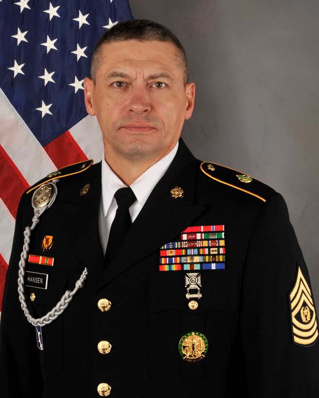 State Command Sgt. Maj. Scott Hansen