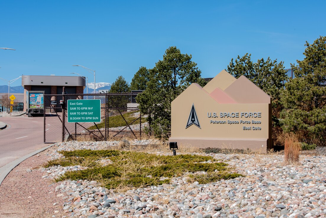 Peterson Space Force Base's East Gate will be closed due to construction efforts beginning April 24th until further notice.