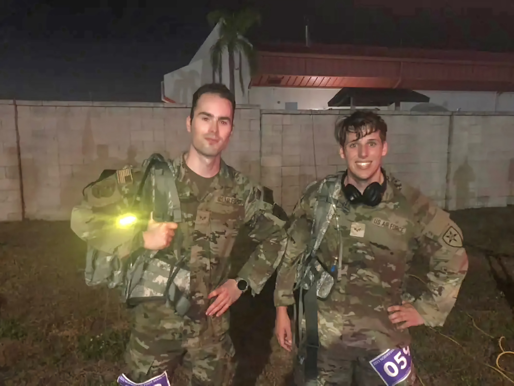 In a test of physical and mental endurance, five Airmen from the 290th Joint Communications Support Squadron successfully completed the Norwegian Ruck March held at MacDill Air Force Base, March 31, 2023.