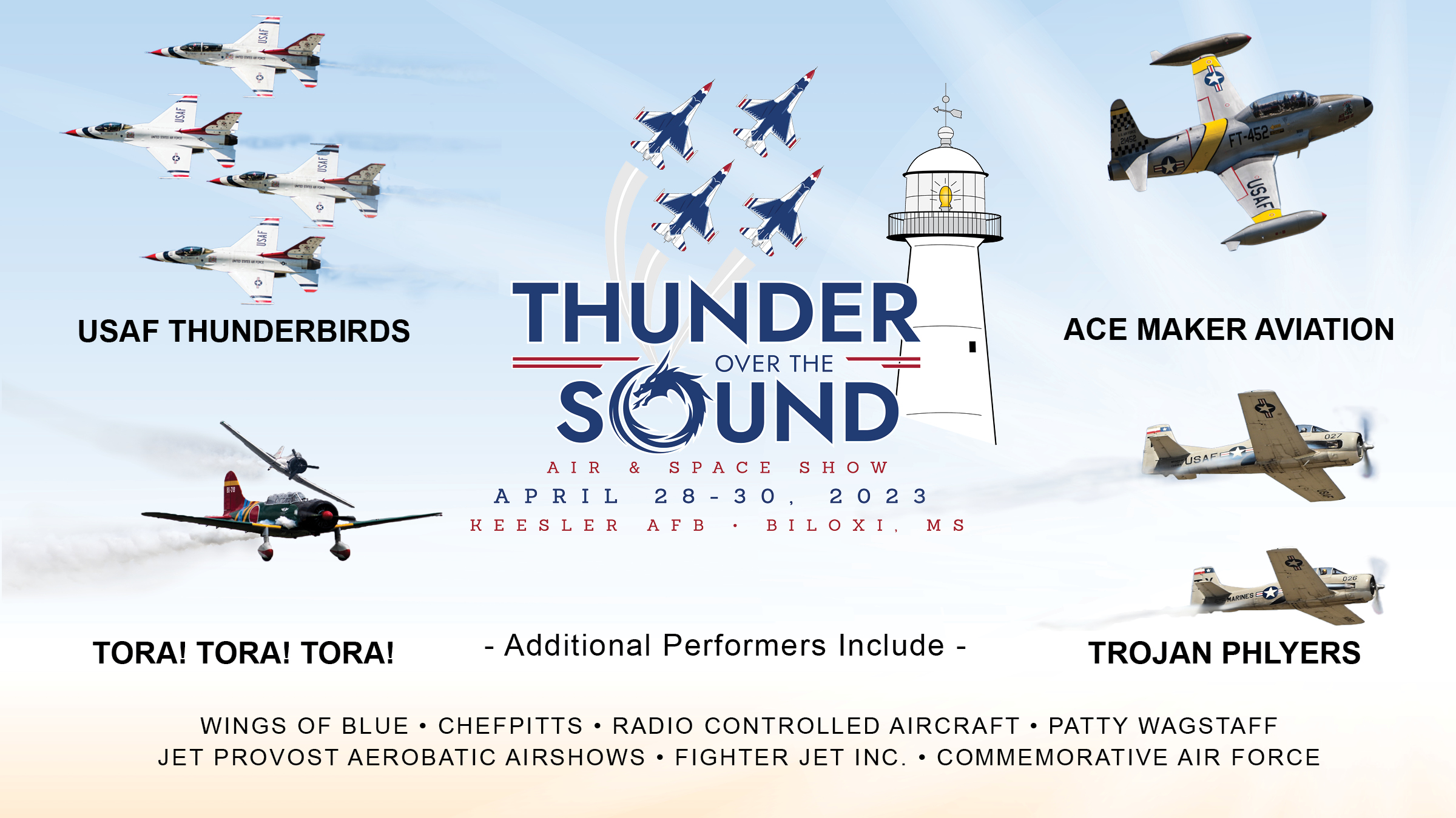 Bringing the thunder 2023 air show performers > Keesler Air Force Base