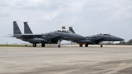 Strike Eagles join Lightning II’s at Keystone of the Pacific