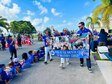 NAVAL BASE GUAM (April 11, 2023) – Students and staff from McCool Elementary/Middle School participated in the Purple-Up Parade onboard U.S. Naval Base Guam (NBG) April 11.