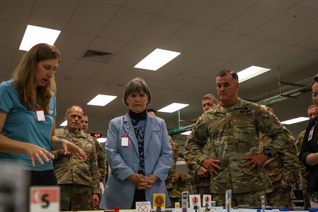 Leaders attend the senior leader forum as part of Pacific Joint Allied Sustainment System (JASS) strategic-level discussion. JASS allows the Joint Force to assess sustainment feasibility, Joint Prioritization, mutual support to and from Partners and Allies, explore the inherent trade-offs and associated risks to challenge assumptions of availability.