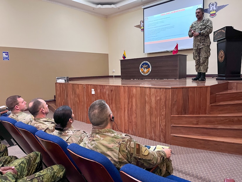 During the seminar, the participants exchanged best-practices on topics involving non-commissioned officer competencies, capabilities and leadership responsibilities. (Submitted photos)