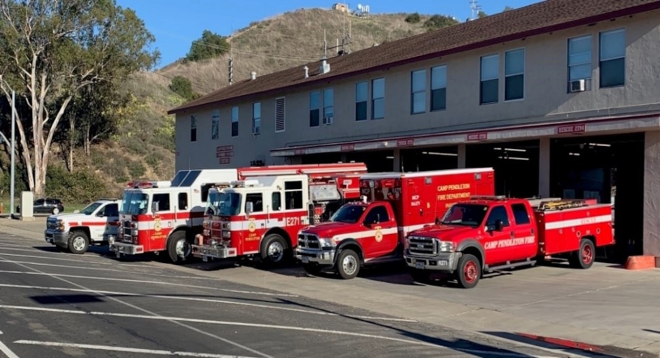 Fire Station 1 (22 Area) Fire Station 1 is located on Vandergrift Boulevard at 11th Street near Marine Corps Air Station and was originally built in 1943.  A station renovation project was completed in 2015.  Fire Station 1’s first due includes the Chappo Area (22), the Marine Corps Air Station (MCAS) Area (23), the Pico, Area (24), the Vado Del Rio, Area (25), Camp Margarita, Area (33), the warehouse district and the base brig.