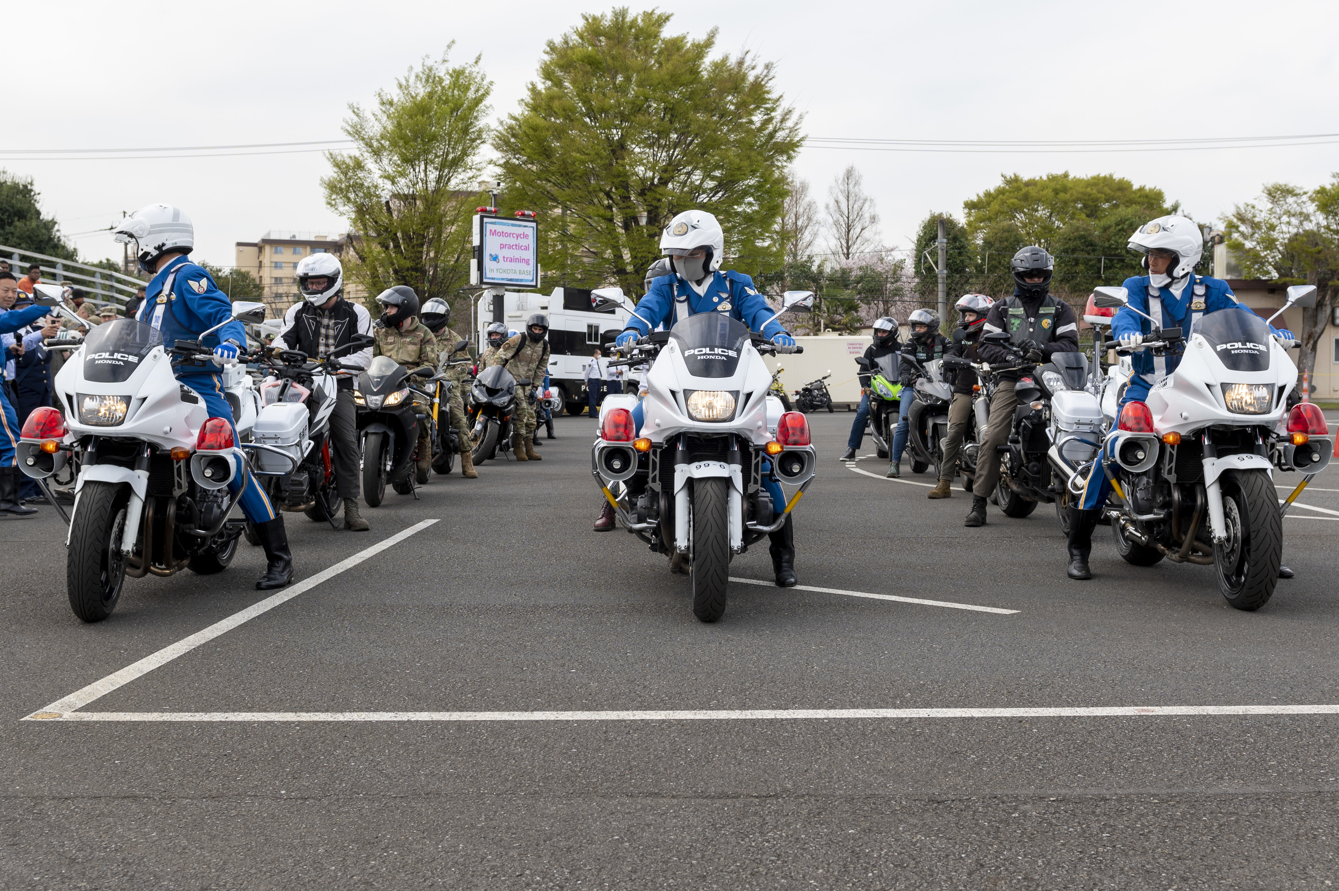 Yokota partners with Tokyo Police for motorcycle safety