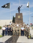 Members of the West Virginia National Guard’s senior enlisted leadership team recently conducted a Joint Enlisted Leader Professional Development visit with members of the Peruvian Armed Forces as part of the National Guard’s State Partnership Program in Lima, Perú, March 20 to 24, 2023. The engagements held with representatives of the Peruvian Army, Navy, and Air Force included guided discussions covering problem-solving, critical thinking, team building, feedback sessions, toxic leadership, time management, group cohesion, group dynamics, and mentoring. (Courtesy Photo)