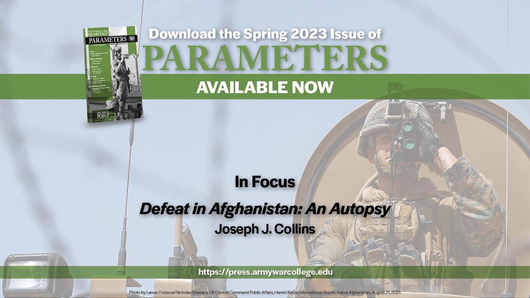 The US Army War College Quarterly, Parameters, is a refereed forum for contemporary strategy and Landpower issues. It furthers the education and professional development of senior military officers and members of government and academia concerned with national security affairs.