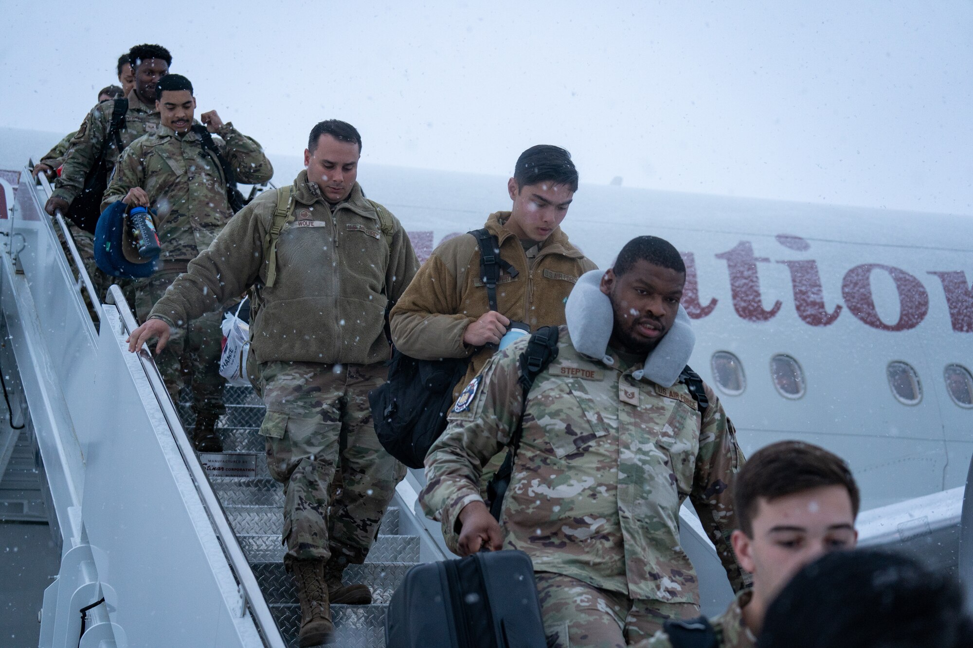 The Bulldogs return home from a deployment to Kadena Air Base, Japan.
