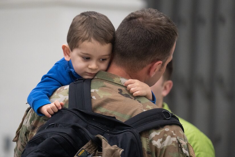 The Bulldogs return home from a deployment to Kadena Air Base, Japan.