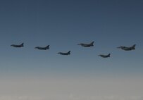 U.S. Forces and the Japan Self-Defense Forces conducted a bilateral aviation integration exercise over the Sea of Japan on April 13, 2023, demonstrating the enduring deterrence options readily available to the U.S.-Japan Alliance.