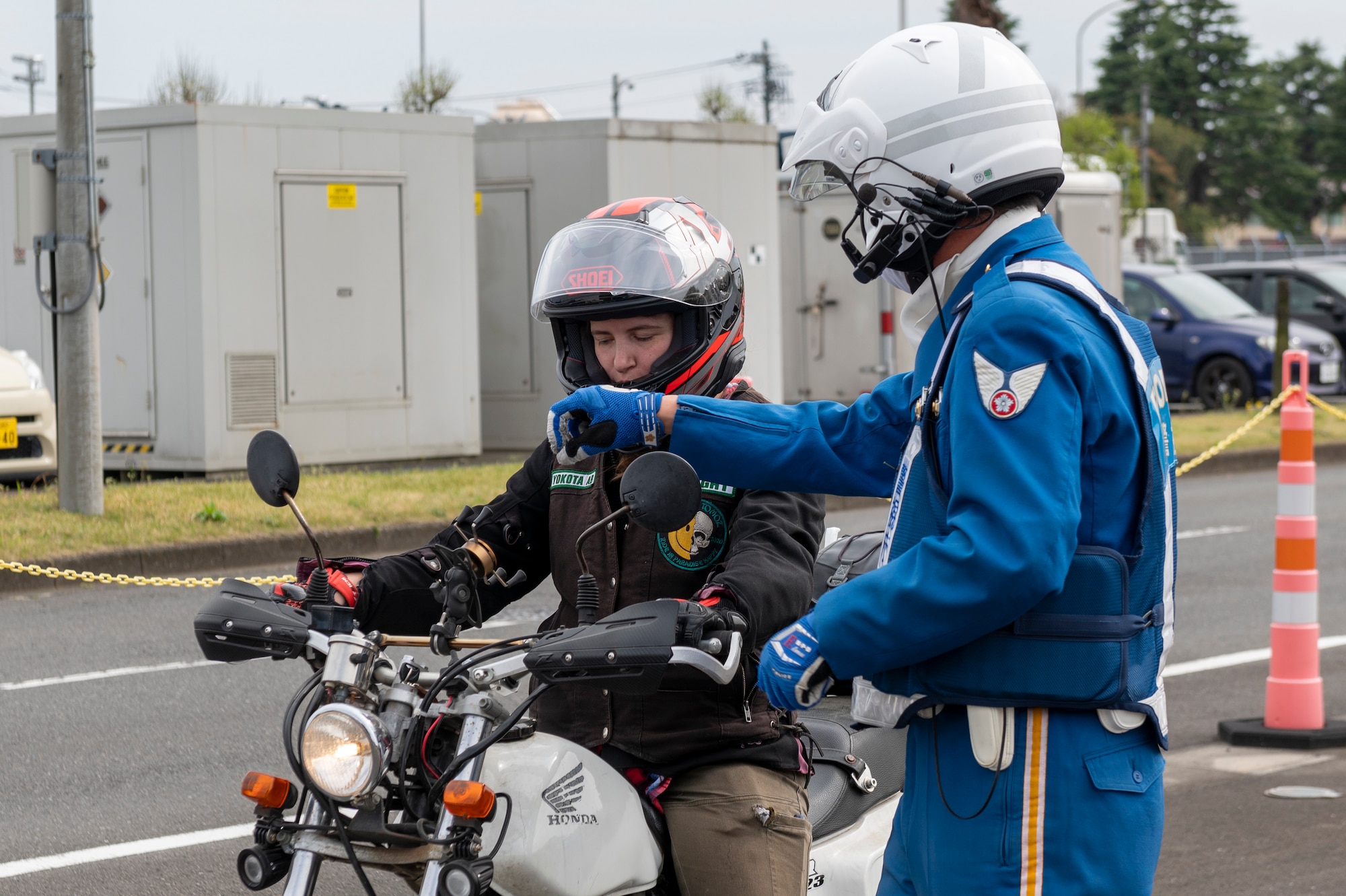 Japanese 2025 police motorcycle