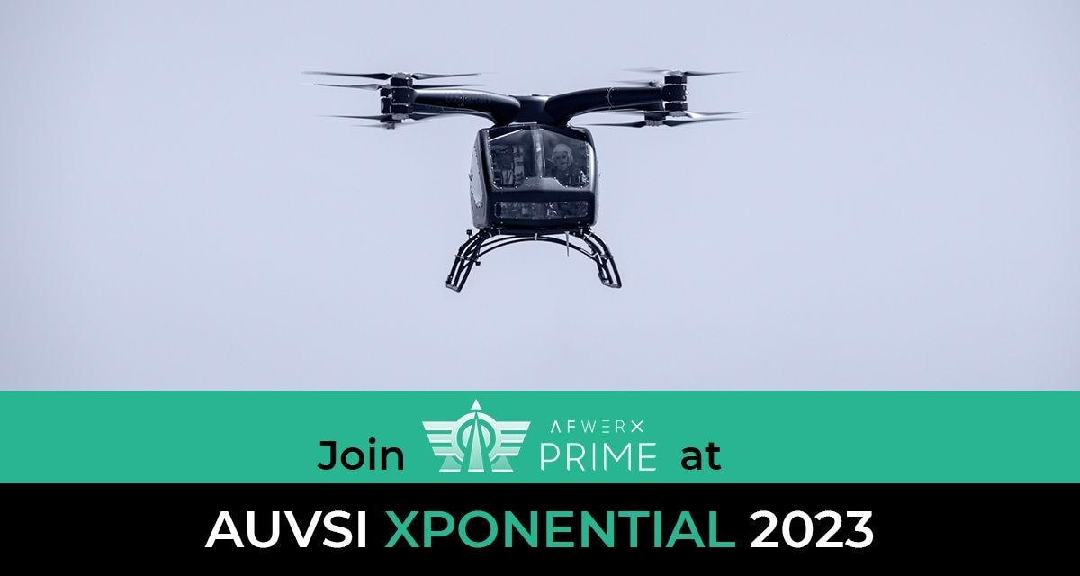 AFWERX will highlight emerging aircraft technologies during the Association for Unmanned Vehicles Systems International XPONENTIAL 2023 convention May 8-11, 2023, at the Colorado Convention Center in Denver.