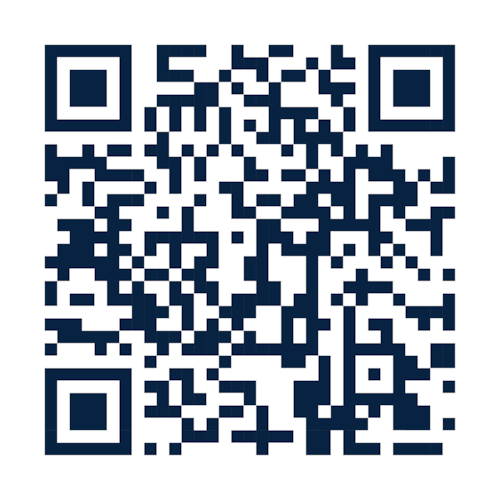 Blue QR code