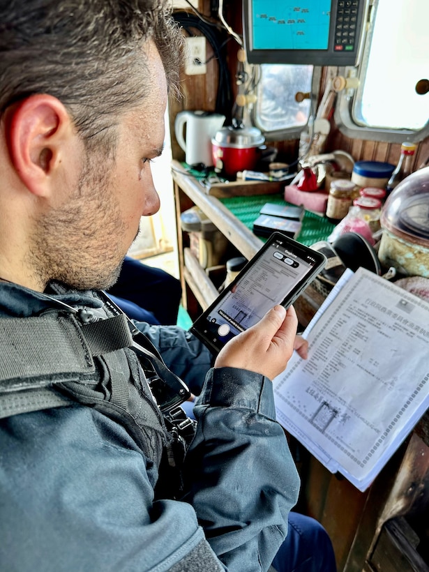 Using translation application aboard a foreig-flagged fishing vessel