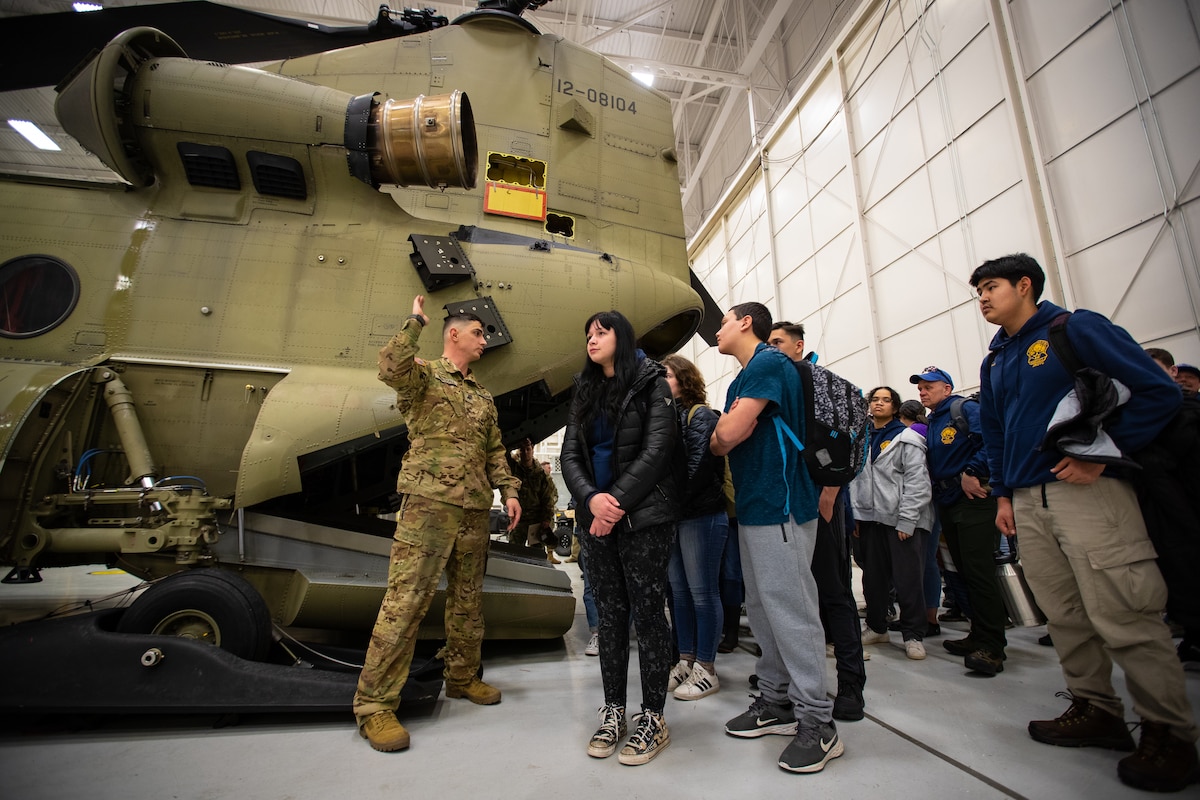 Bartlett High School JROTC Takes Flight With Alaska Army National Guard