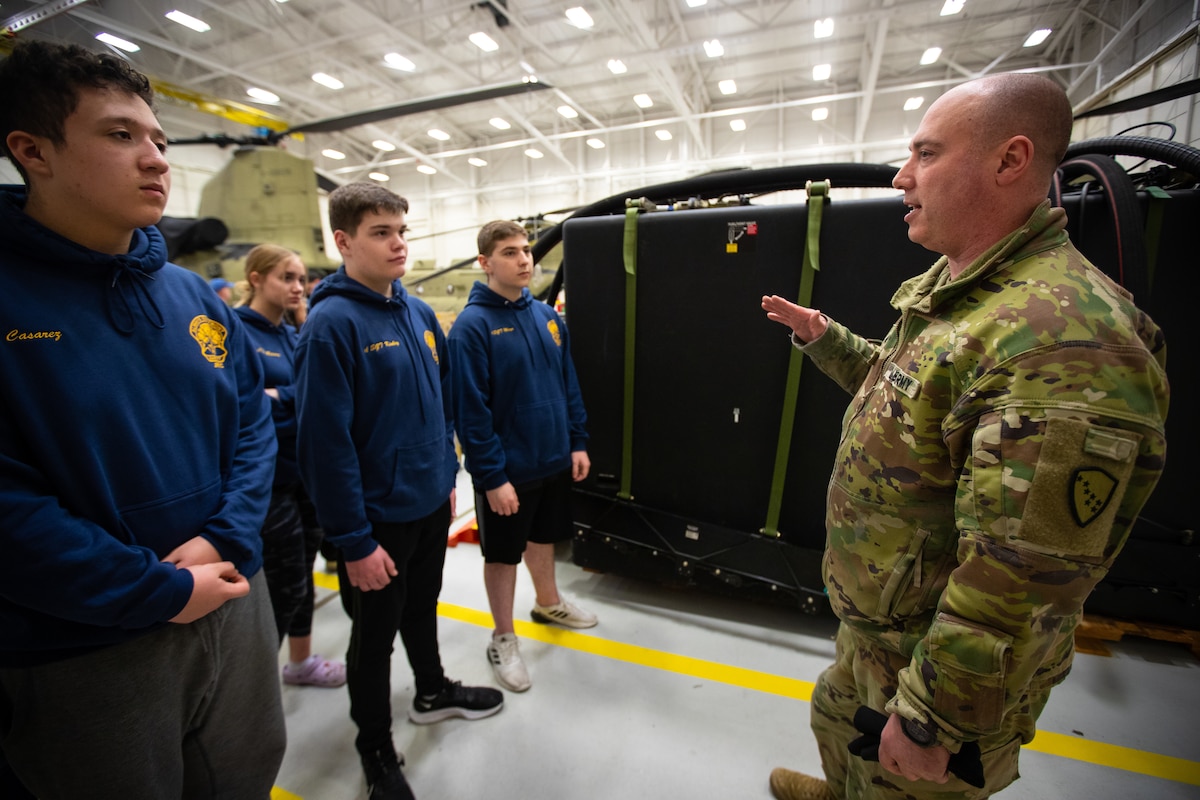 Bartlett High School JROTC Takes Flight With Alaska Army National Guard