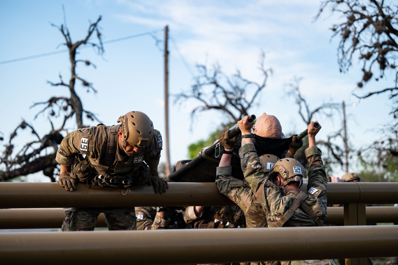 Special Warfare candidates complete obstacle course at Joint Base San Antonio-Lackland