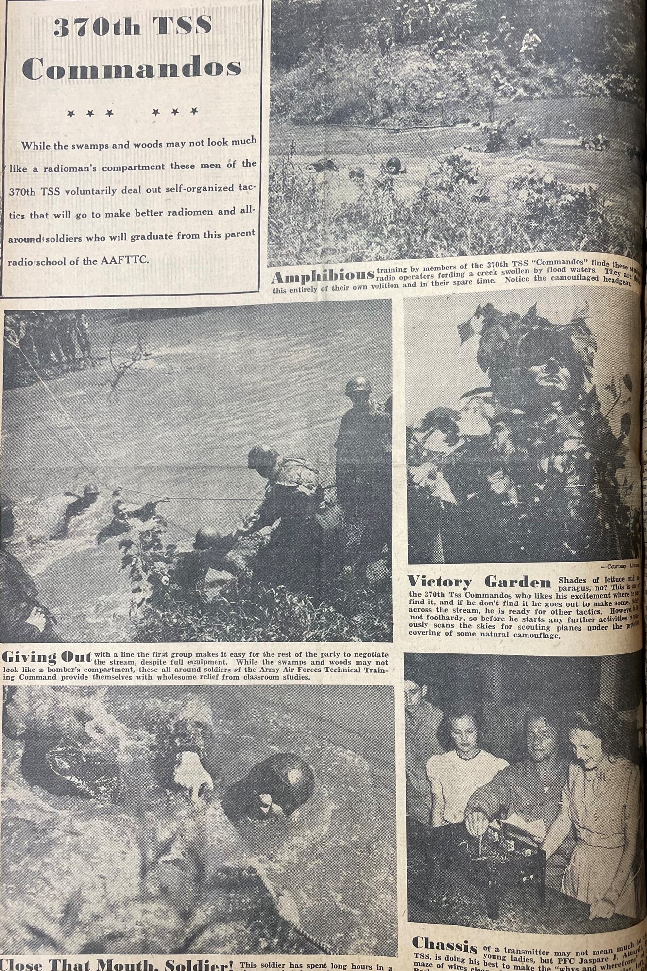 Scott’s WWII readiness training
