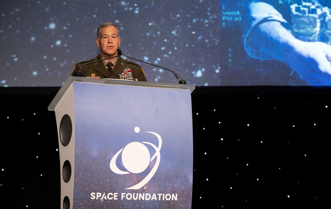 USSPACECOM Commander highlights significant progress in kick off to Space Symposium 38