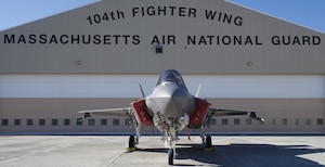The Air Force has selected the Massachusetts Air National Guard’s 104th Fighter Wing based in Westfield as the preferred location to host the service’s next F-35A Lightning II squadron. The F-35A is the Air Force’s latest and most-capable fifth-generation fighter. The F-35A guarantees the long-term viability of the 104th and continuation of its vital air dominance mission for many years to come.