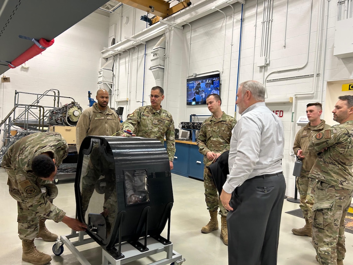 Subject matter experts from the MQ-9 community attended a Curriculum Advisory Committee (CAC) held at Hancock Field Air National Guard base, Syracuse, NY in March. The committee was here to ensure relevancy and currency of FTD maintenance training curriculum. (U.S. Air National Guard photo by Chief Master Ian Tucker)