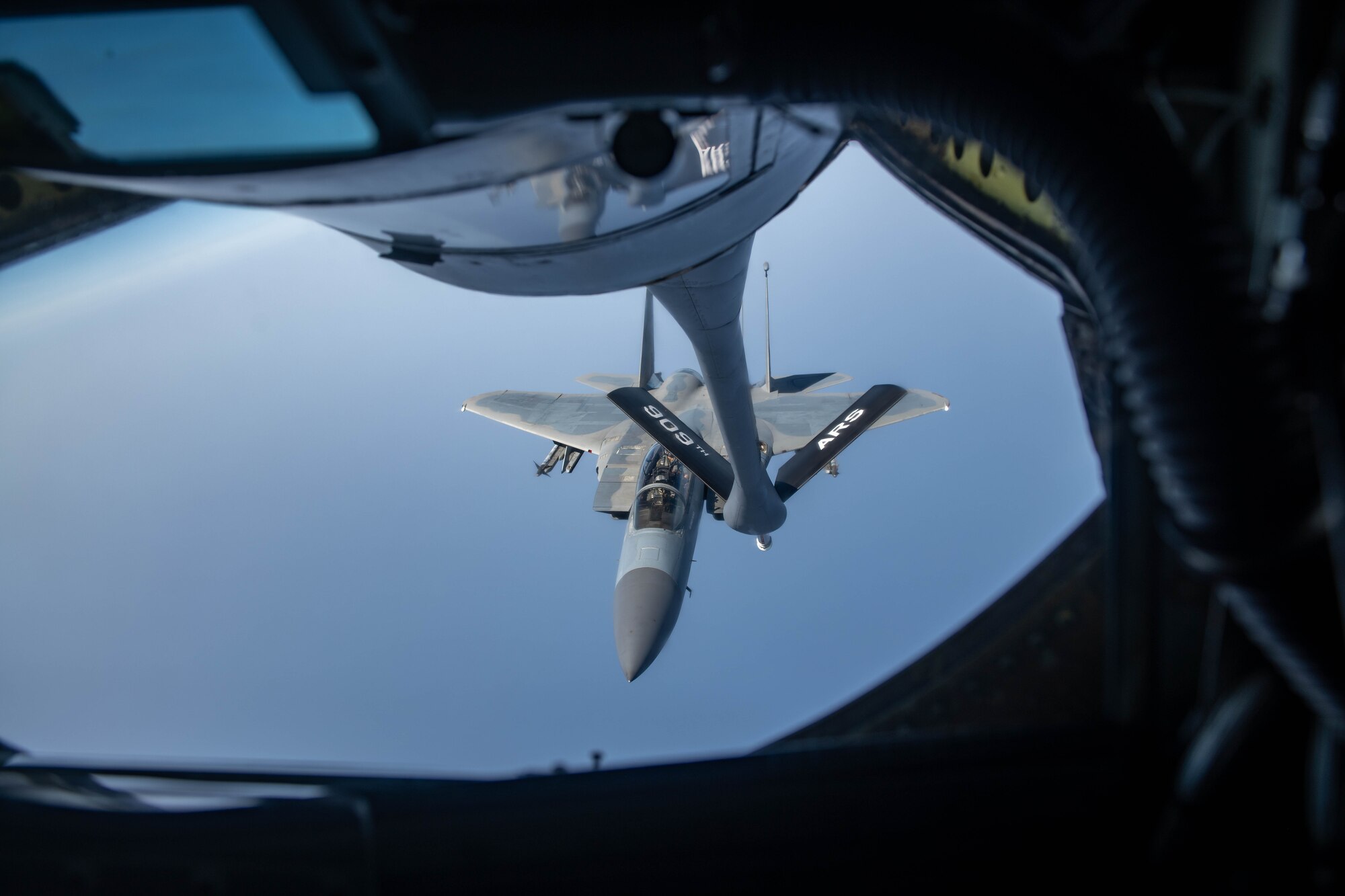 F-15D Eagle air refueling