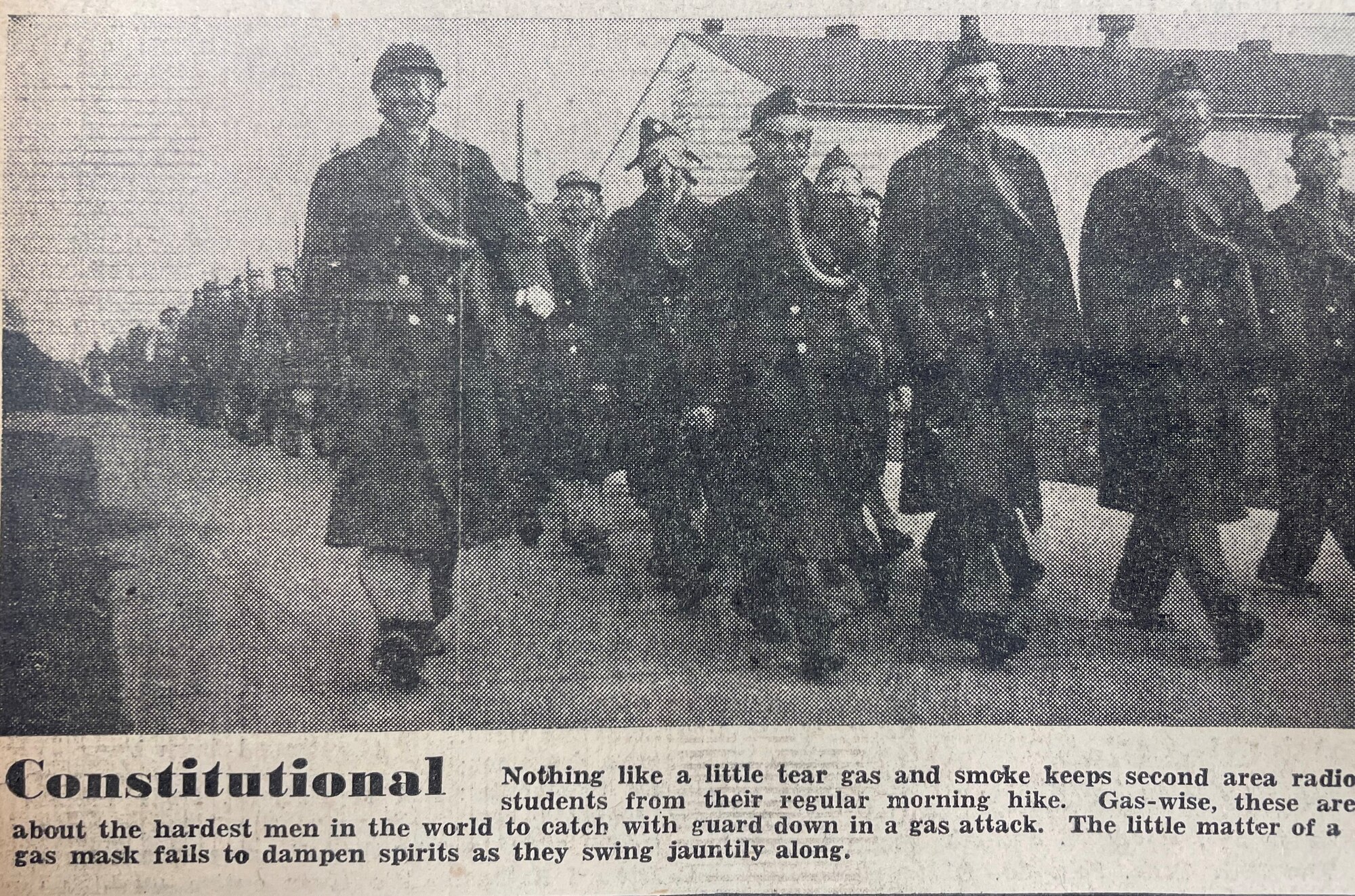 Scott’s WWII readiness training