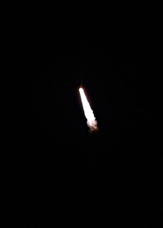 An operational test launch of an Air Force Global Strike Command unarmed Minuteman III intercontinental ballistic missile was conducted today, April 19, 2023, at 5:11 a.m. Pacific Time, from Vandenberg Space Force Base, California. The missile used in GT-246 launched in the early hours of the morning with a launch command delivered from the Air Launch Control System on a Navy E-6 TACAMO, which stands for “take charge and move out.”

This test launch is part of routine and periodic activities intended to demonstrate that the United States’ nuclear deterrent is safe, secure, reliable and effective to deter twenty-first century threats and reassure our allies.  Such tests have occurred over 300 times before, and this test is not the result of current world events. (U.S. Air Force photo by Airman 1st Class Ryan Quijas)